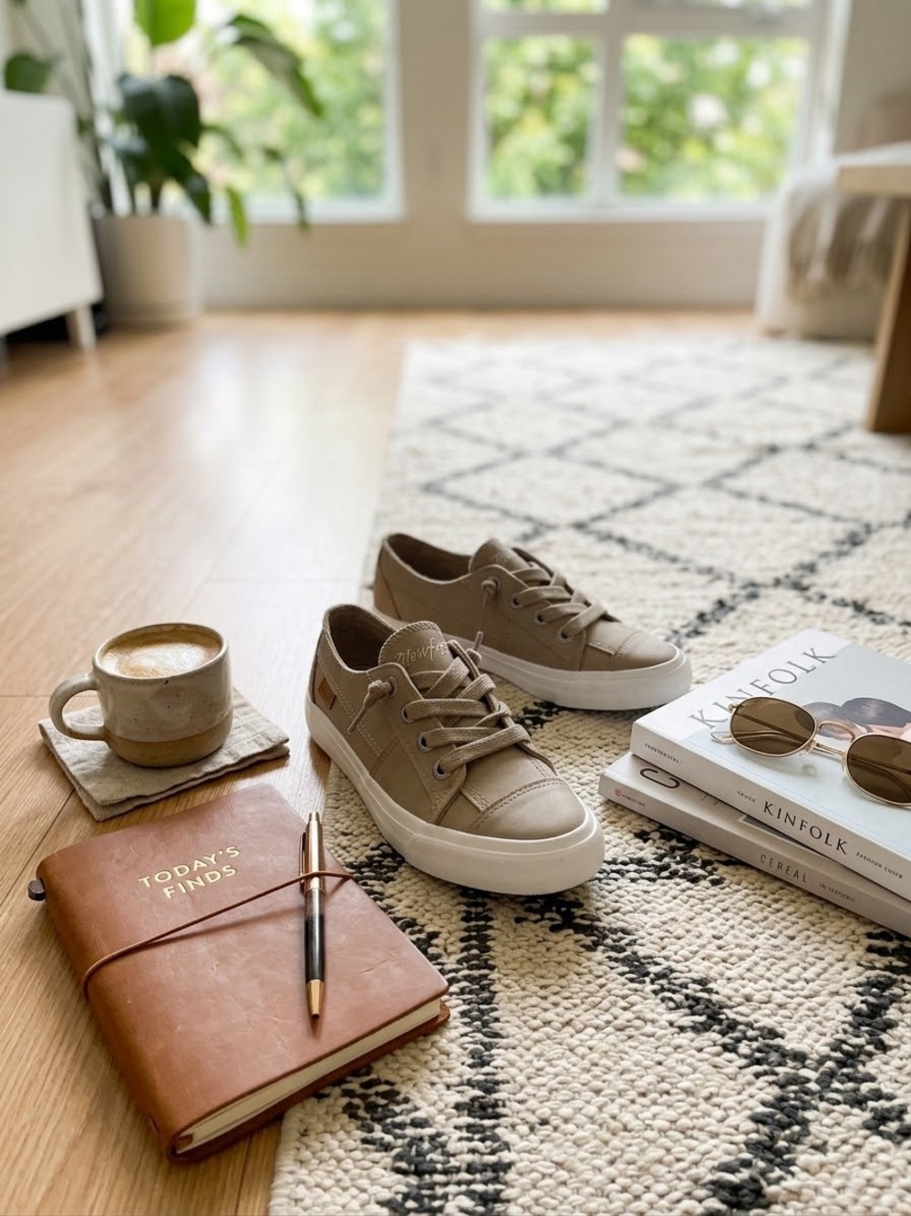 Blowfish Malibu Taupe Faux Leather Slip On Sneakers Size